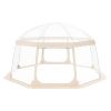 VEVOR Sports Tent Instant Pop-Up Tent Shelter Weather Proof 12-15 People Clear