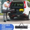 6.5x6.5FT Folding Canopy Tent with 4 Sidewalls 2 Zipper Doors and 2 Windows PE Fabric Outdoor Gazebo Shelter with Powder Coated Steel Frame Spiral Tub