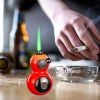 Torch Lighter, Black Myth Gourd Shape Lighter, Metal Windproof Torch Lighter, Portable Lighter, Flame Size Adjustable refillable Gas Lighter