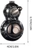 Torch Lighter, Black Myth Gourd Shape Lighter, Metal Windproof Torch Lighter, Portable Lighter, Flame Size Adjustable refillable Gas Lighter